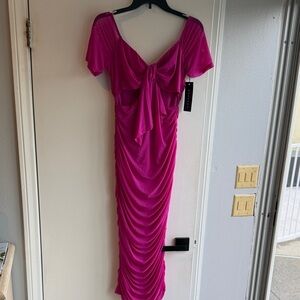 NWT Neon Pink Emprada Dress